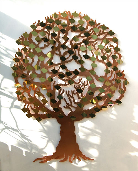Love Tree copper fundraising tree from Finch Tree UK