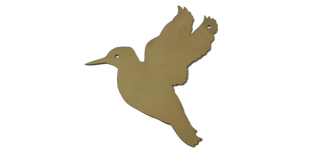 brass kingfisher plaque by Finch Tree UK