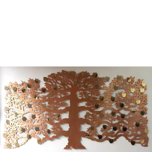 Espalier Fruit Tree in copper