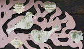 Brass Leaf & Bird Plaques